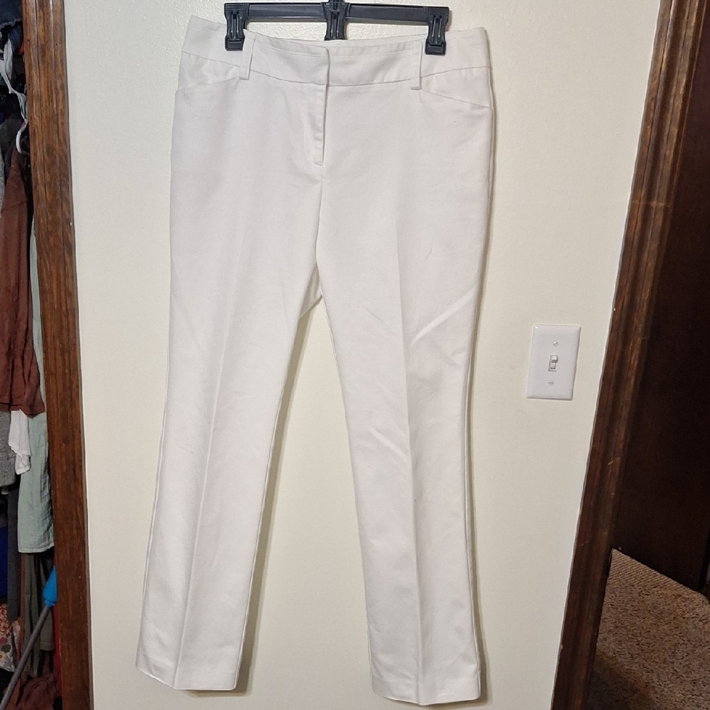 New York & Company White Straight Leg Collection